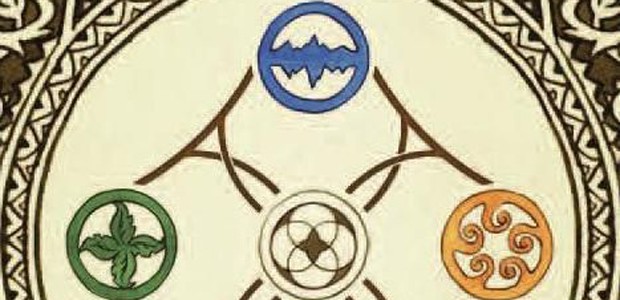 Tarot of Loka Tarot of Loka, detail from the back of the cards