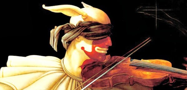 Detail from Water Music, by Michael Parkes