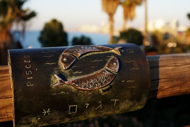 Pisces, by Joanna Martine Woolfolk Wishing Bridge, Sagittarius - Shayan